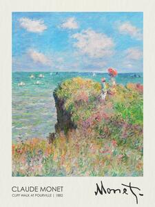 Reprodukcija Cliff Walk at Pourville (1882), Claude Monet