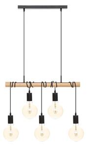 Atmosphera - Luster na sajli JAKE 5xE27/40W/230V bor