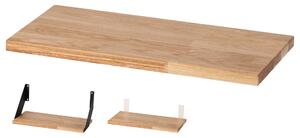 ATMOWOOD Polica od hrastovine 40 cm