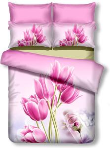 Posteljina od mikrovlakna SANDY ružičasta Dimenzije posteljine: 2 ks 80 x 80 cm | 200 x 220 cm