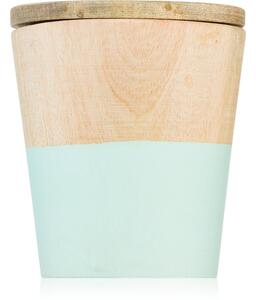 Wax Design Wood Candle Green Tea mirisna svijeća 9 cm