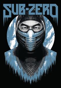 Umjetnički plakat Mortal Kombat - Sub-Zero, (26.7 x 40 cm)