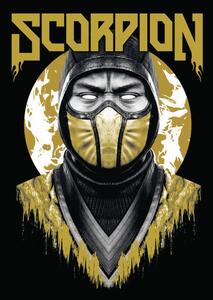Umjetnički plakat Mortal Kombat - Scorpion, (26.7 x 40 cm)