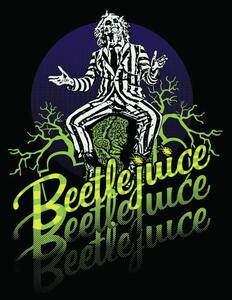 Umjetnički plakat Beetlejuice - Green roots, (26.7 x 40 cm)