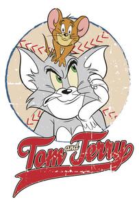 Umjetnički plakat Tom & Jerry - Baseball, (26.7 x 40 cm)