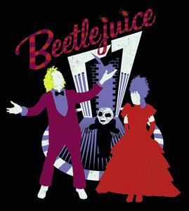 Umjetnički plakat Beetlejuice - Ball time, (40 x 40 cm)