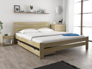 Krevet PARIS povišen 180 x 200 cm, borovo drvo Podnica: Bez podnice, Madrac: Madrac Deluxe 10 cm
