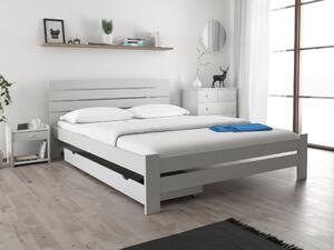 Krevet PARIS povišen 120 x 200 cm, bijeli Podnica: Sa lameliranom podnicom, Madrac: Bez madraca