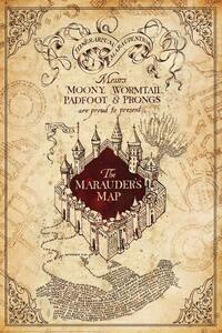 XXL Poster Harry Potter - Marauders Map, (80 x 120 cm)