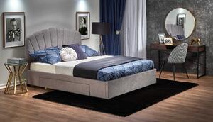 Zondo Bračni krevet 160 cm Ghislaine (svijetlo siva). 1039449