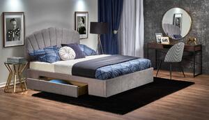 Zondo Bračni krevet 160 cm Ghislaine (svijetlo siva). 1039449