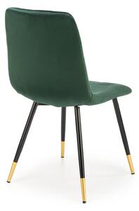 Zondo Blagovaonska stolica Kallan (tamno zelena + crna + zlatna). 1039672