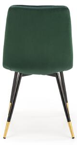Zondo Blagovaonska stolica Kallan (tamno zelena + crna + zlatna). 1039672