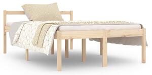 VidaXL Okvir za krevet od masivnog drva 120 x 190 cm 4FT mali bračni