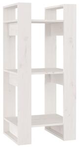 VidaXL Ormarić za knjige / pregrada bijeli 41 x 35 x 91 cm od borovine