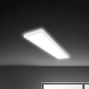 Briloner LED stropna svjetiljka Tava, bijela, plastika, 98 cm, pozadinsko osvjetljenje, Bijela, Dnevni boravak/blagovaonica, Plastika