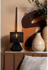 Crna stolna lampa sa sjenilom od papirne špage (visina 30 cm) Forma – Leitmotiv