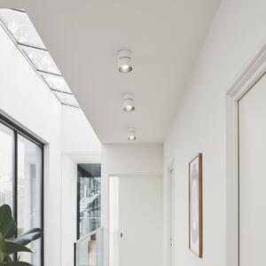 Nordlux Downlight Pitcher, bijela/srebrna, jednostruka žarulja, metal, GU10, prigušiva, Bijela, Dnevni boravak/blagovaonica, Metal