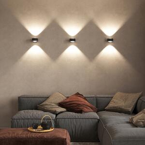 Top Light Puk Maxx Wall, LED, stakla prozirna, mat crna, prigušiva, Crno, Dnevni boravak/blagovaonica, Metal