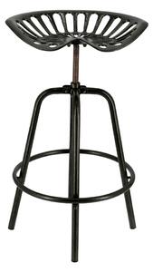 Crna metalna vrtna barska stolica Traktor - Esschert Design