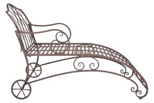 Smeđa metalna vrtna ležaljka - Esschert Design