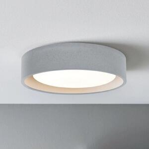 Beacon Lighting Stropna svjetiljka Uno, siva, beton, Ø 27 cm, GX53, prigušiva, Sivo, Dnevni boravak/blagovaonica, Beton