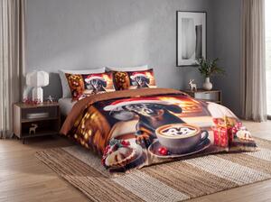 3D mikroflanel posteljina WARM WOOFS u boji + jastučnica 40x50 cm besplatno Dimenzije posteljine: 70 x 90 cm | 140 x 200 cm