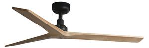 FARO 34283 -Stropni ventilator KLIM M bor/crna pr. 125 cm+daljinski upravljač