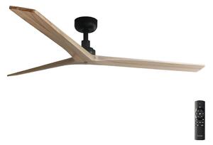 FARO 34282 -Stropni ventilator KLIM L bor/crna pr. 150 cm+daljinski upravljač