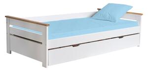 Bijeli proširivi krevet Marckeric Lola, 90 x 190 cm