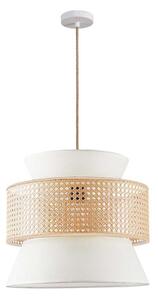 Luster na sajli GRENADA 1xE27/20W/230V pr. 40 cm bež
