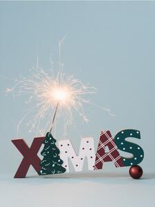 Sinsay - Stojeći božićni ukras u obliku natpisa Xmas s motivom božićnog drvca