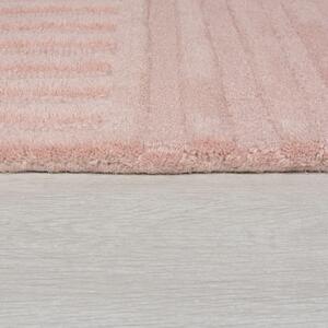 Ružičasti vuneni tepih Flair Rugs Zen Garden, 120 x 170 cm
