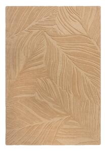 Svijetlosmeđi vuneni tepih Flair Rugs Lino Leaf, 120 x 170 cm