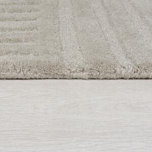Sivi vuneni tepih Flair Rugs Zen Garden, 160 x 230 cm