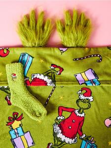 Sinsay - Božićni set: dječji prekrivač s čarapama Grinch