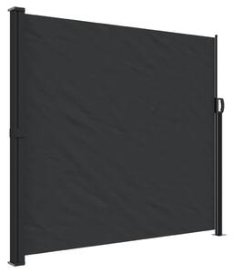 VidaXL Bočna tenda na uvlačenje crna 180 x 300 cm