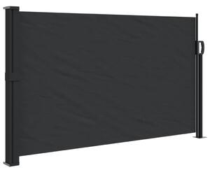 VidaXL Bočna tenda na uvlačenje crna 120 x 500 cm