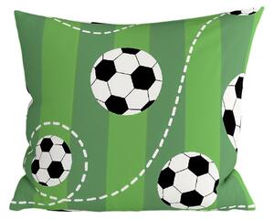 Polipamučna jastučnica FOOTBALL TIME POLY 45x45 cm, zelena