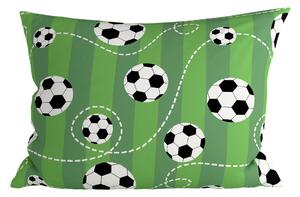 Polipamučna jastučnica FOOTBALL TIME POLY 70x90 cm, zelena