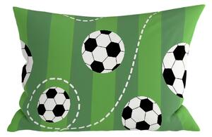 Polipamučna jastučnica FOOTBALL TIME POLY 50x70 cm, zelena