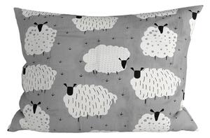 Polipamučna jastučnica SHEEP POLY 70x90 cm, siva