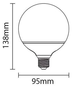 LED ŽARULJA E27 G95 12W - Toplo bijela