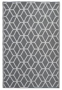 Esschert Design vanjski tepih 180 x 121 cm sivo-bijeli OC25