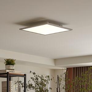 Lindby LED panel Livel, 4000K, 40 cm x cm, srebrna, metal, Metalik, Kuhinja, Aluminij