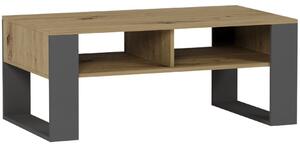 Moderni stolić za kavu 58 x 90 x 55 cm artisan mix antracit