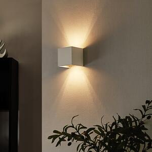 Arcchio Zidna lampa Archio Zuzana, četvrtasta, bijela, G9, širina 10 cm, prigušiva, Bijela, Dnevni boravak/blagovaonica, Aluminij