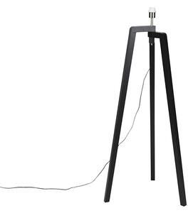 Podna lampa crna bez sjenila - Puros