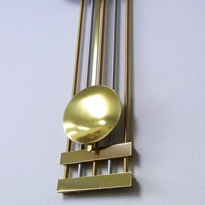 Zidni sat Nickel Elegance