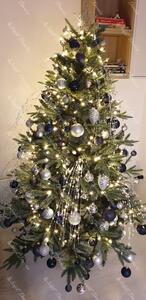 3D božićno drvce Srebrnkasta Jela 180 cm